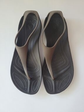 Crocs Sexi Serena Brown Women's Slip-on Sandals US 7